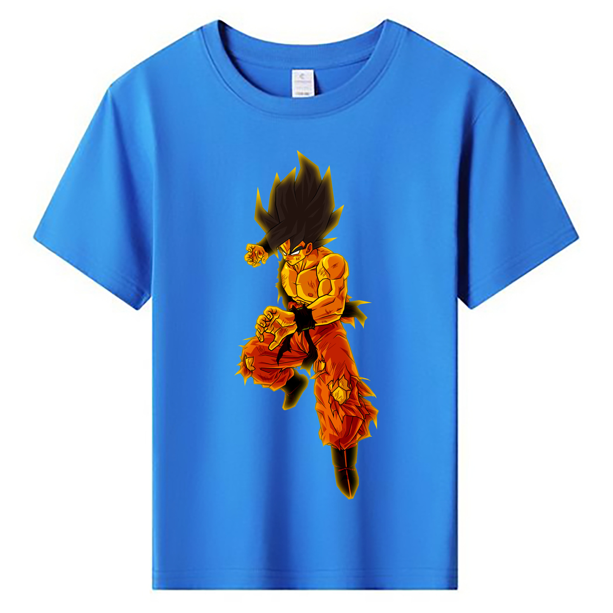 （画像用） ドラゴンボール 孫 悟飯（そんごはん）DRAGON BALL Son Gohan 綿100％キッズTシャツ（フロントプリント）